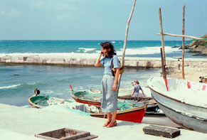 la Mer Noire de couleur bleue et turquoise